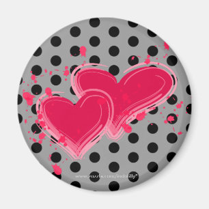 Imán Revista de Polka Dot Magnet