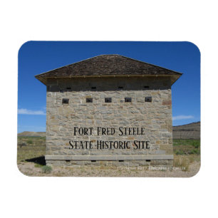 Imán Revista en polvo, sitio histórico Fort Fred Steele