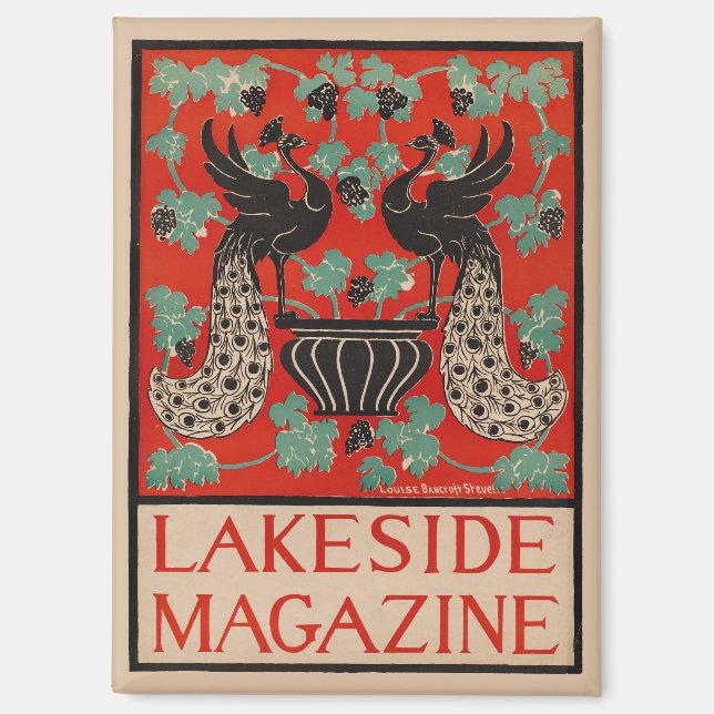Imán Revista Vintage Lakeside (Anverso)
