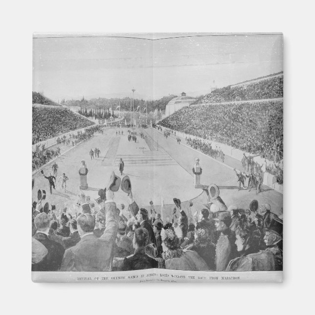 Imán Revitalización de los Juegos Olímpicos de Atenas (Frente)