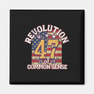 Imán Revolución Del Sentido Común Trump 47 Presidente