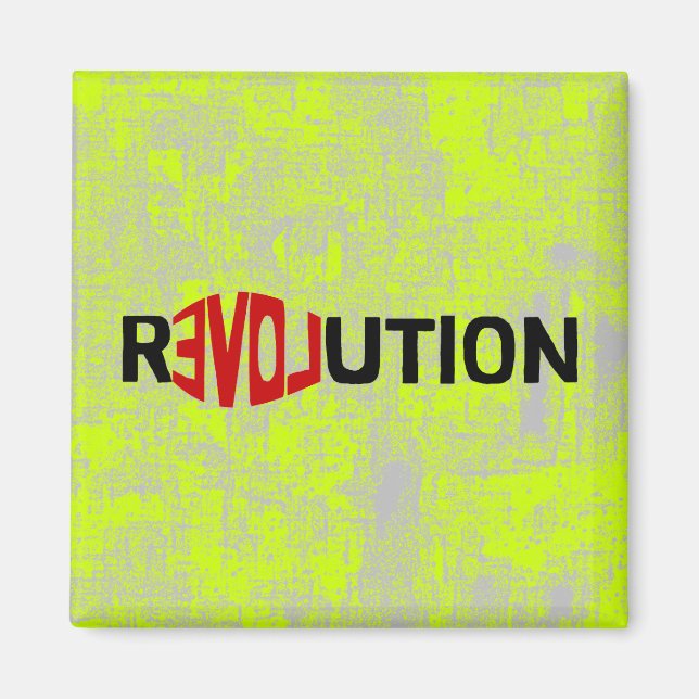 Imán REVOLUCIÓN ~ Truismo magnético (Frente)