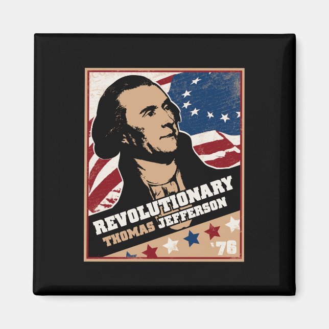 Imán revolucionario Thomas Jefferson (Frente)