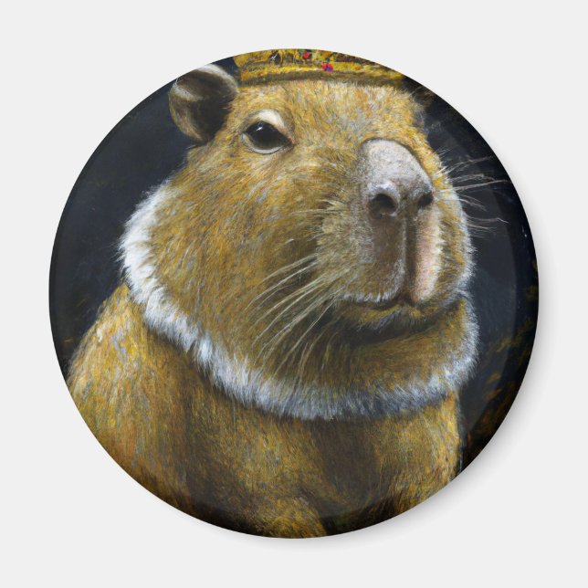 IMÁN REY CAPIBARA (Frente)