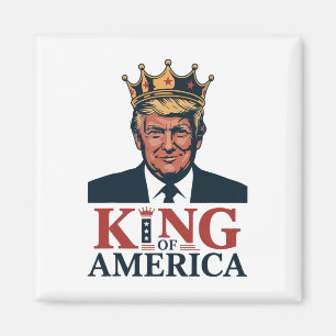 Imán Rey De América Presidente Trump - Divertido Trump