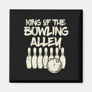 Imán Rey De La Calle Bowling Bowler Papá Hombres Niño