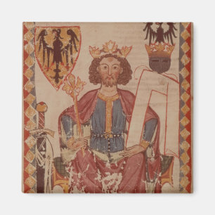 Imán Rey Enrique, ilustracion de Manasse