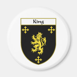 Imán Rey escudo de armas/escudo de la familia
