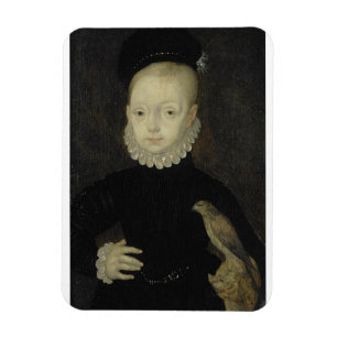 Imán Rey James VI con Halcón Espumoso - 1574