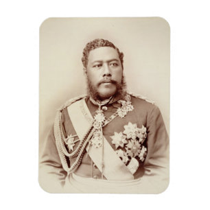 Imán Rey Kalakaua (1836-91), último c19th (foto de la