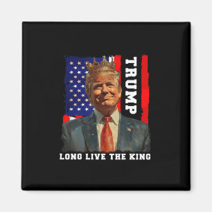Imán Rey Trump Presidente Viva El Rey Trump