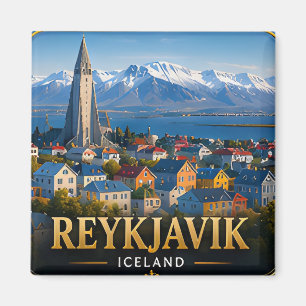 Imán Reykjavik Islandia Escape de las Luces del Norte ❄