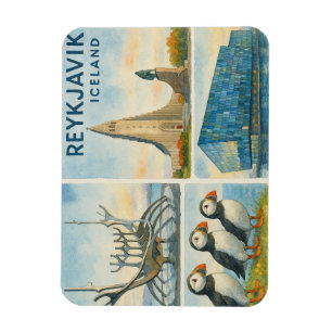 Imán Reykjavik Islandia multivista 