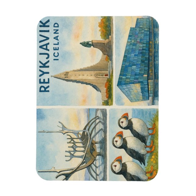 Imán Reykjavik Islandia multivista  (Vertical)