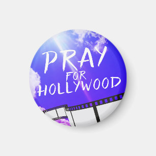 Imán Rezar por Hollywood en Sky Purple