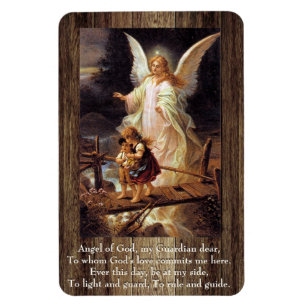 Imán Rezo del ángel de guarda
