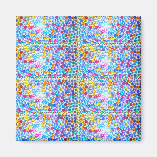 Imán Rhine Stone Magnet (Frente)