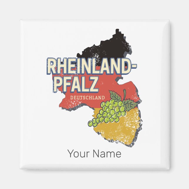 Imán Rhineland-Palatinate Alemania RLP (Frente)