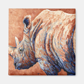 Imán Rhino azul