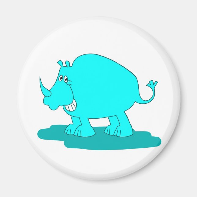 Imán Rhino Magnet animado (Frente)