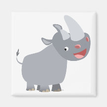 Rhino Magnet, Personalizado divertida