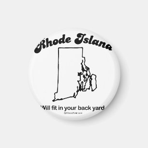 Imán RHODE ISLAND - "camisetas del LEMA del ESTADO de
