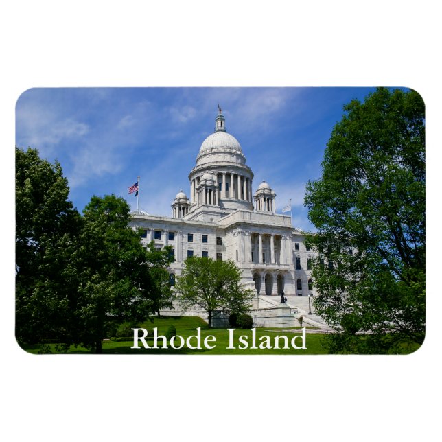 Imán Rhode Island Capitol Premium Magnet (Horizontal)