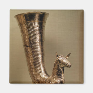 Imán Rhyton en forma de ibex, desde Irán