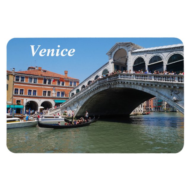 Imán Rialto Bridge Premium Magnet (Horizontal)