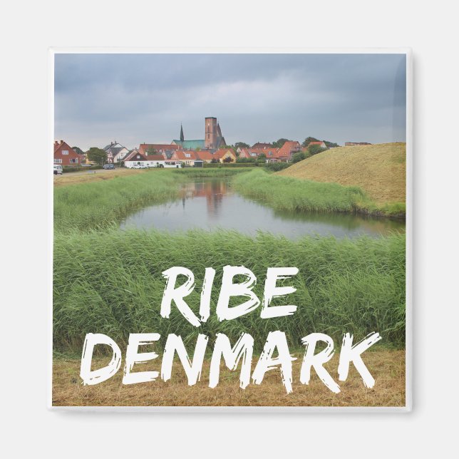 Imán Riberhus y Ribe, Jutland, Dinamarca (Frente)