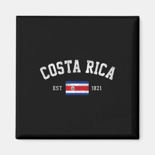 Imán Rica Est. 1821 Bandera de Costa Rica Día de la Ind