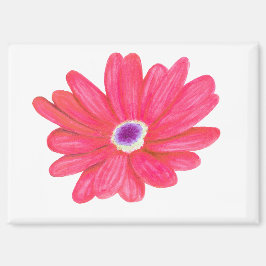 Imán Rich Vibrant Red Flower