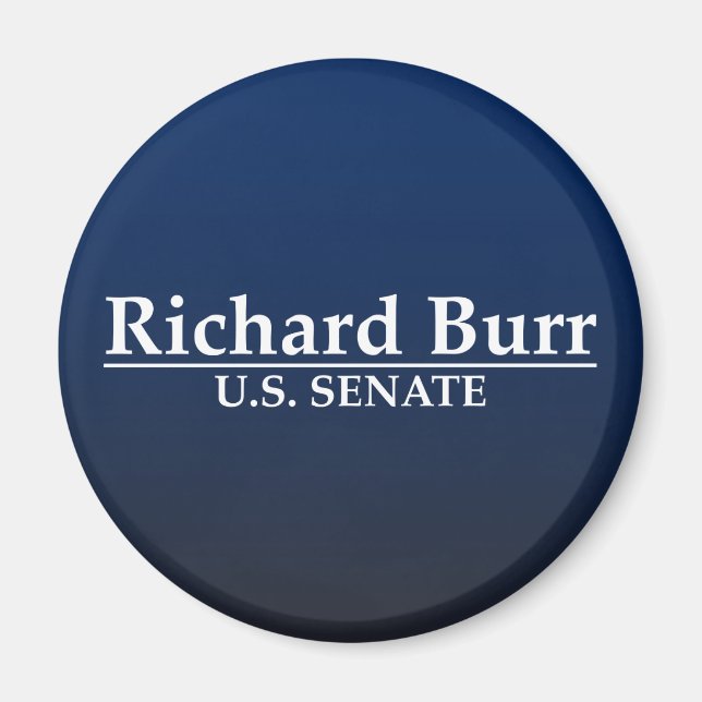 Imán Richard Burr Senado de Estados Unidos (Frente)