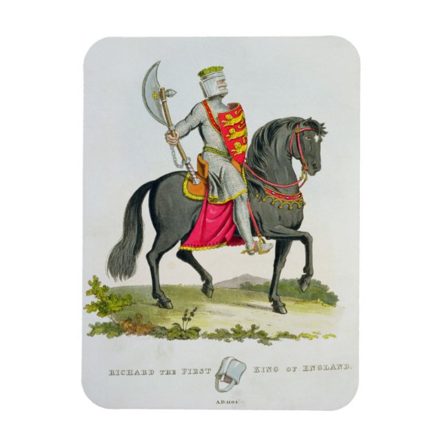 Imán Richard I, Rey de Inglaterra (1157-99), 1194, de ' (Vertical)