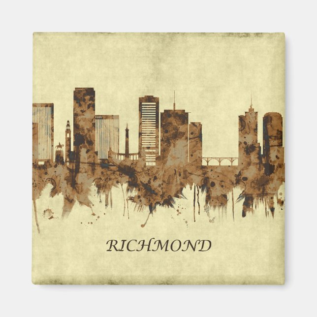 Imán Richmond Virginia Cityscape (Frente)