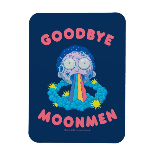 Imán RICK AND MORTY™ | Adiós Moonmen (Vertical)