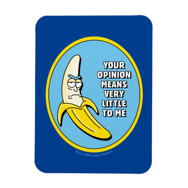 Imán RICK AND MORTY™ | Banana Rick Badge (Vertical)
