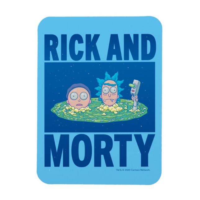 Imán RICK AND MORTY™ | Buscar por el portal (Vertical)