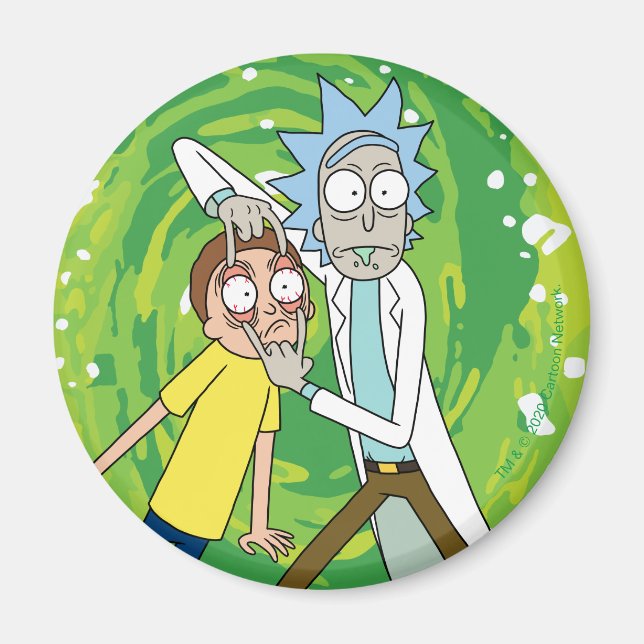 Imán RICK AND MORTY™ | Míralo (Frente)