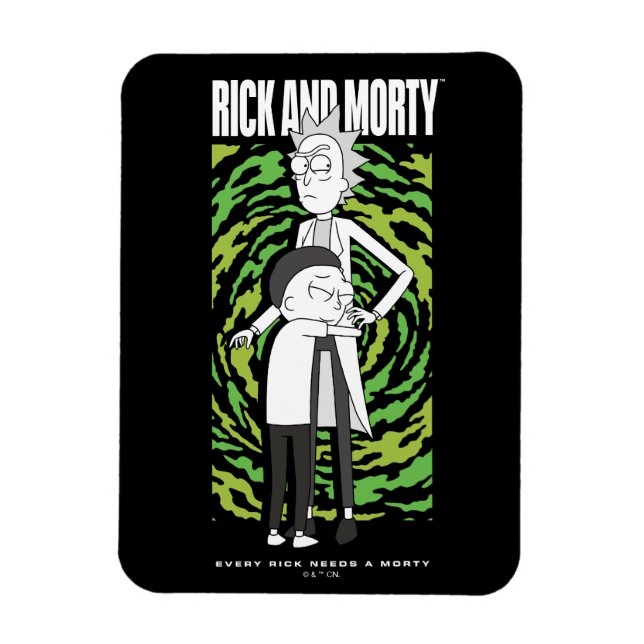 Imán RICK AND MORTY™ | Morty Hugging Rick (Vertical)