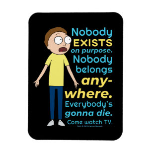 Imán RICK AND MORTY™ Nadie Existe A Propósito