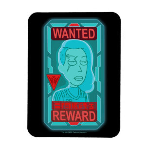 Imán RICK AND MORTY™   Poster de Space Beth Wanted