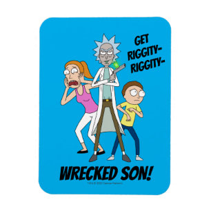 Imán RICK AND MORTY™   Rick, Morty y Summer