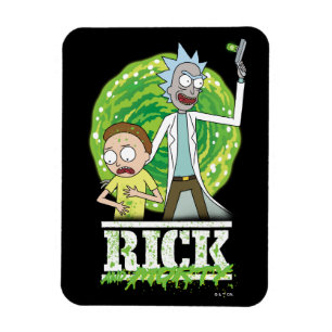 Imán RICK AND MORTY™ Salpicadura verde