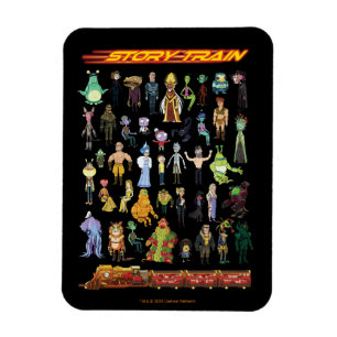 Imán RICK AND MORTY™   Tren de historias