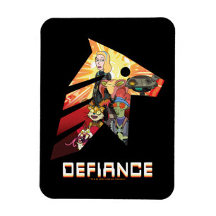 Imán RICK AND MORTY™   Tripulación de Defiance Espac