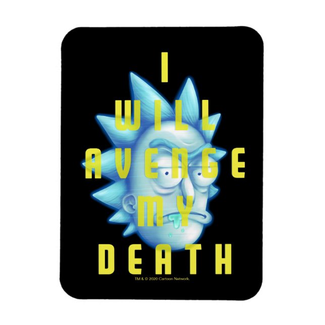 Imán RICK AND MORTY™ | Venceré Mi Muerte (Vertical)
