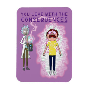 Imán RICK AND MORTY™   Vives Con Las Consecuencias