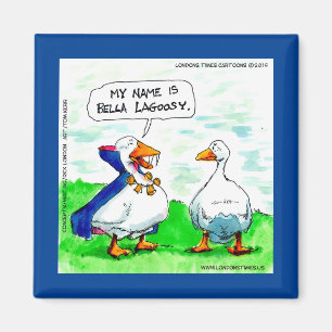 Imán Rick London Funny Goose Vampiro con campanas