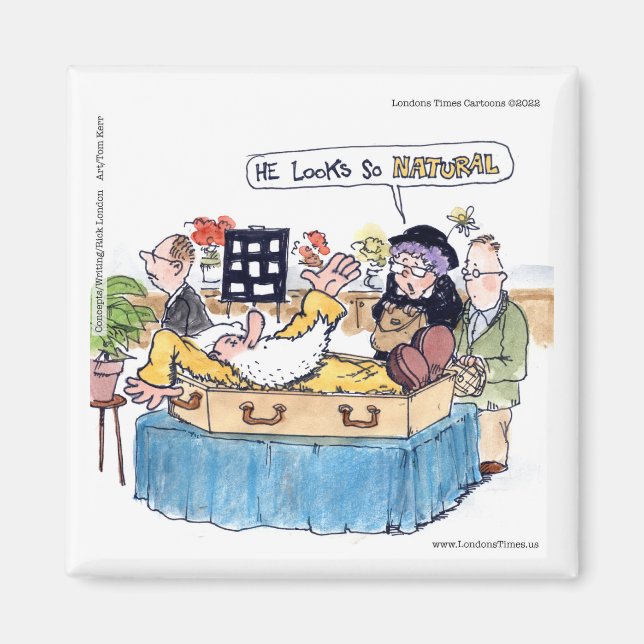 Imán Rick London So Natural Funeral Funeral Funny Old H (Frente)